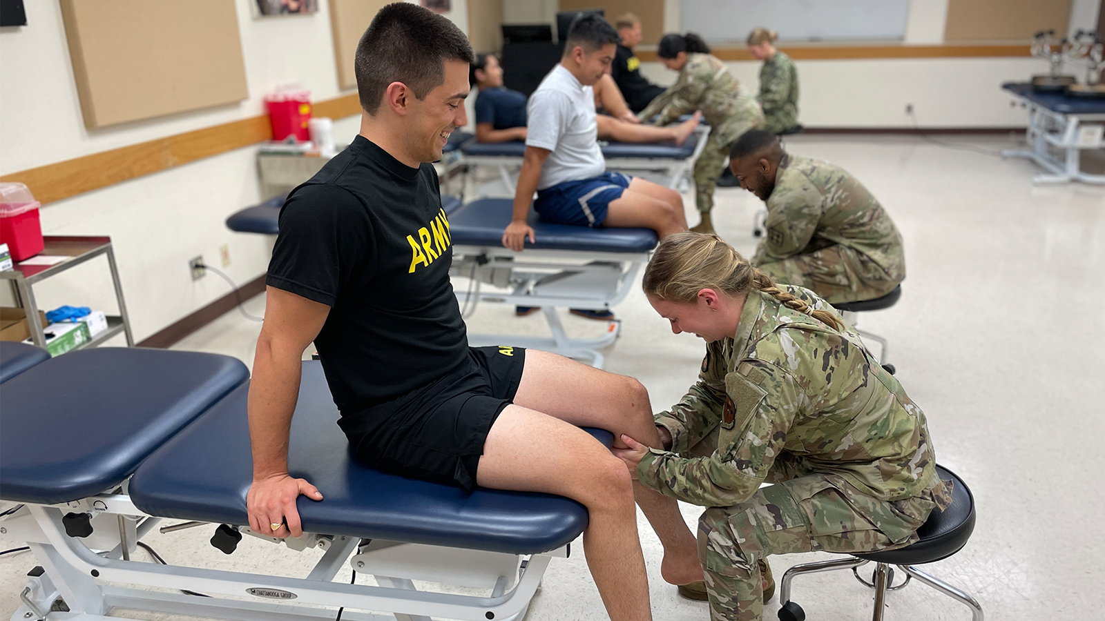 Army Baylor DPT Students in Action