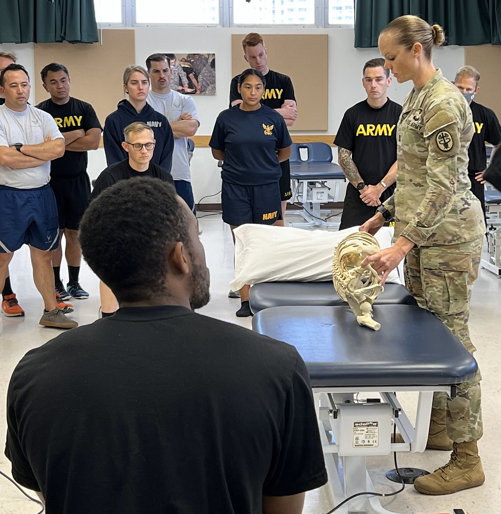 Army-Baylor OMPT Students Learning
