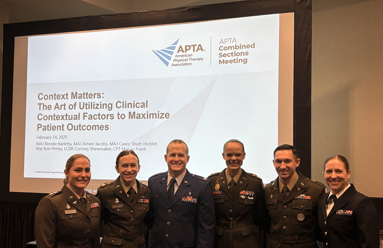 Army-Baylor OMPT Students Engaging in Research